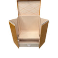 Louis Vuitton Luxury Storage Box Crocodile Mini Bag EMPTY Leather Trim Drawer