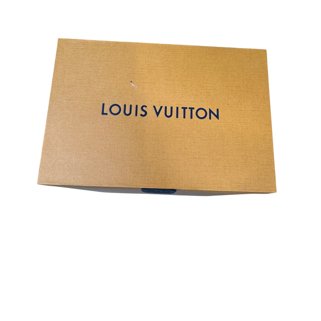 Louis Vuitton Luxury Storage Box Crocodile Mini Bag EMPTY Leather Trim Drawer