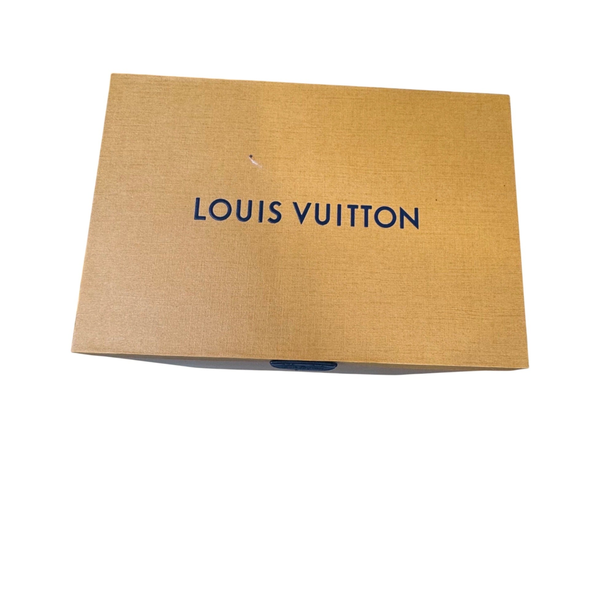 Louis Vuitton Luxury Storage Box Crocodile Mini Bag EMPTY Leather Trim Drawer