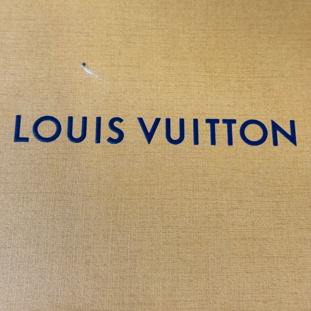 Louis Vuitton Luxury Storage Box Crocodile Mini Bag EMPTY Leather Trim Drawer