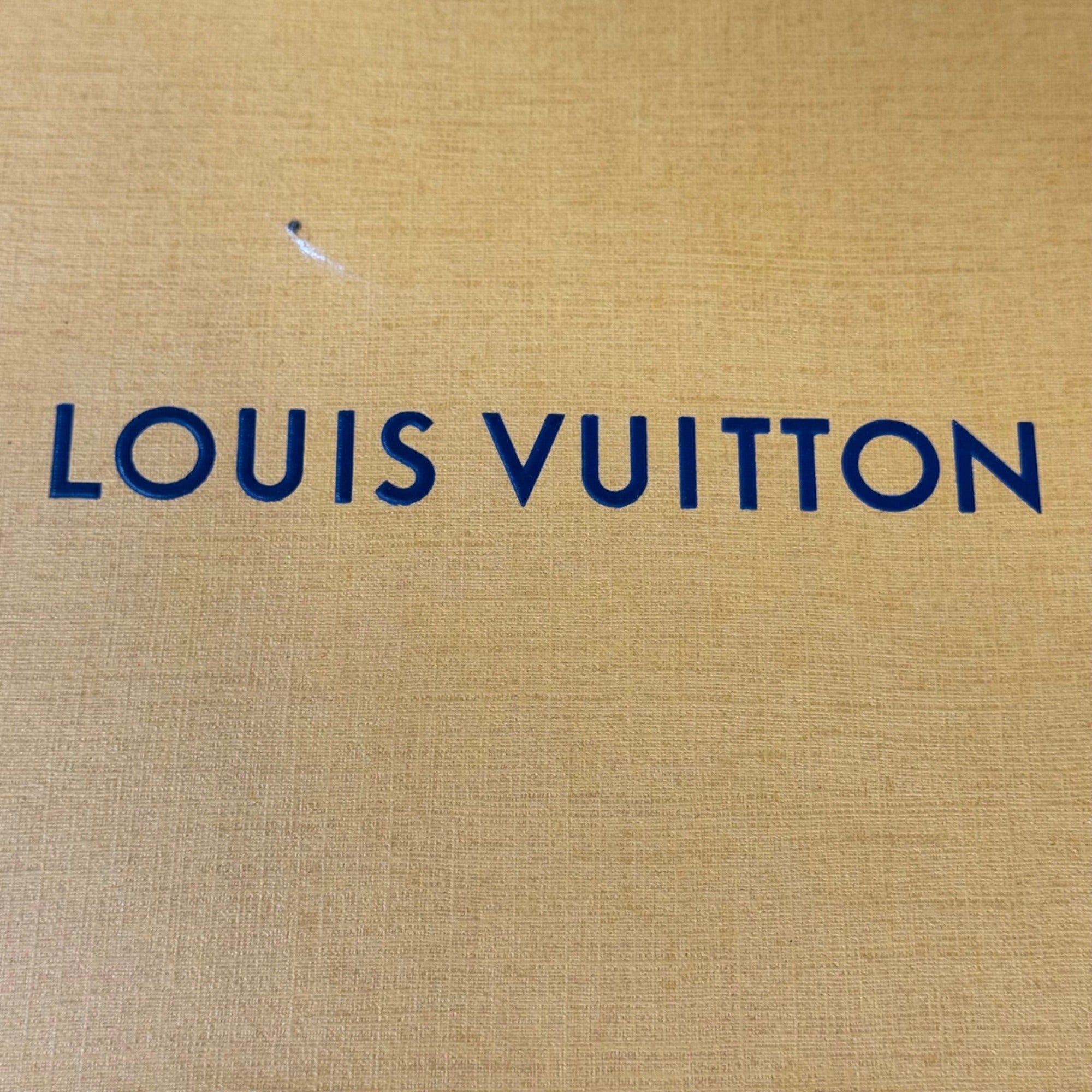 Louis Vuitton Luxury Storage Box Crocodile Mini Bag EMPTY Leather Trim Drawer