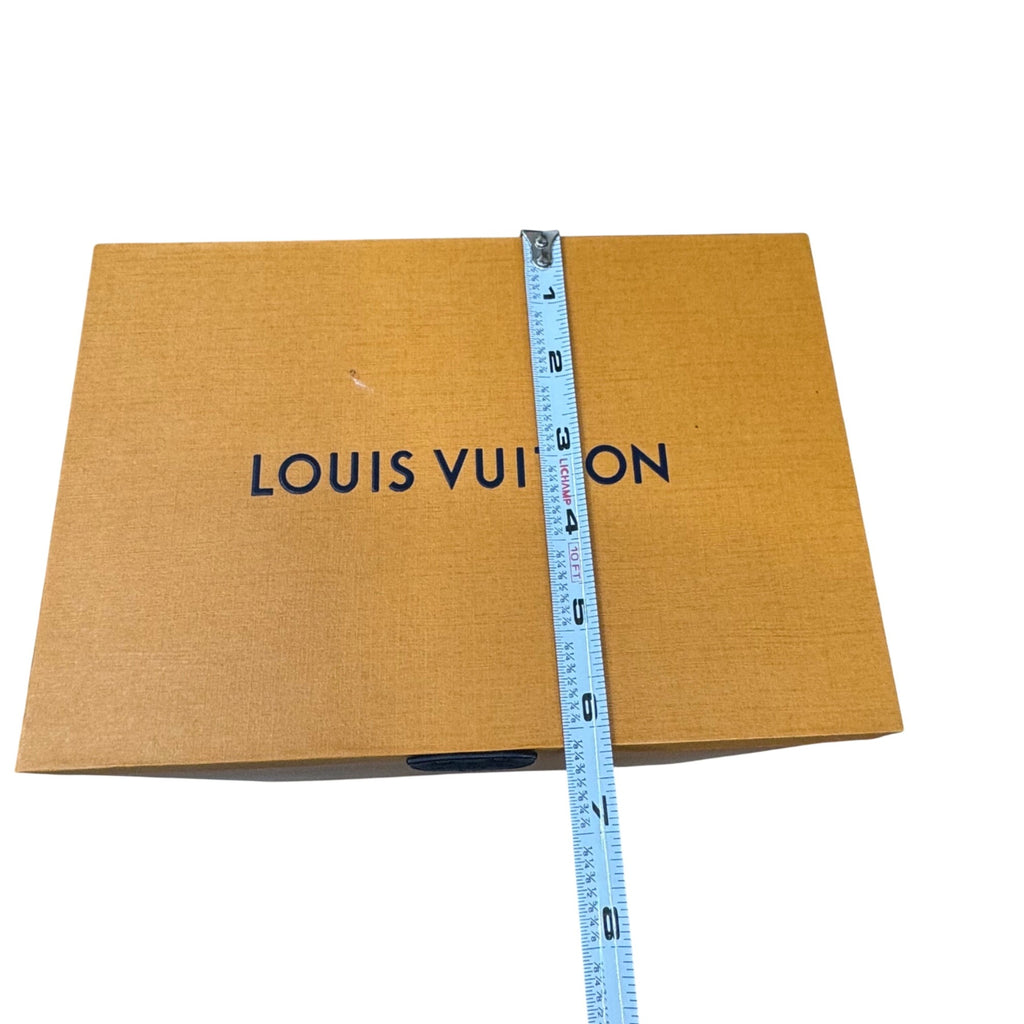 Louis Vuitton Luxury Storage Box Crocodile Mini Bag EMPTY Leather Trim Drawer