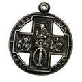 WWII Sea Air Land USA St. Christopher St. Joseph Sterling Silver Medal Pendant
