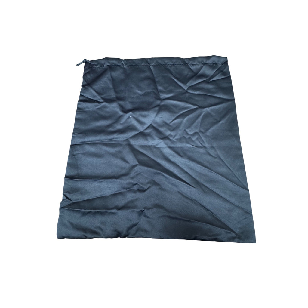 Prada Black Satin Dust Bag 13x14 Drawstring Authentic Shoes Clutch Purse Handbag