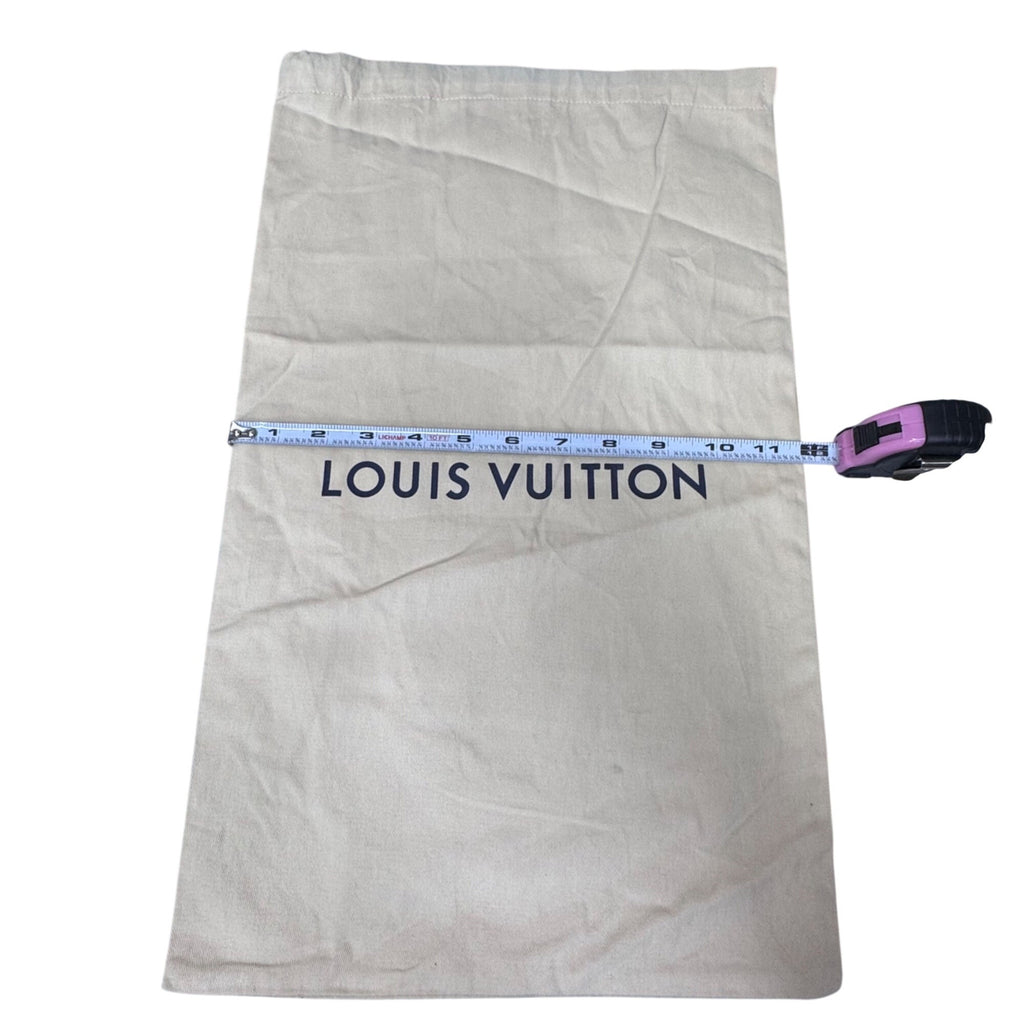 Louis Vuitton Travel Drawstring Dust Bag 12 x19 Beige LARGE Cotton Luxury NEW LV