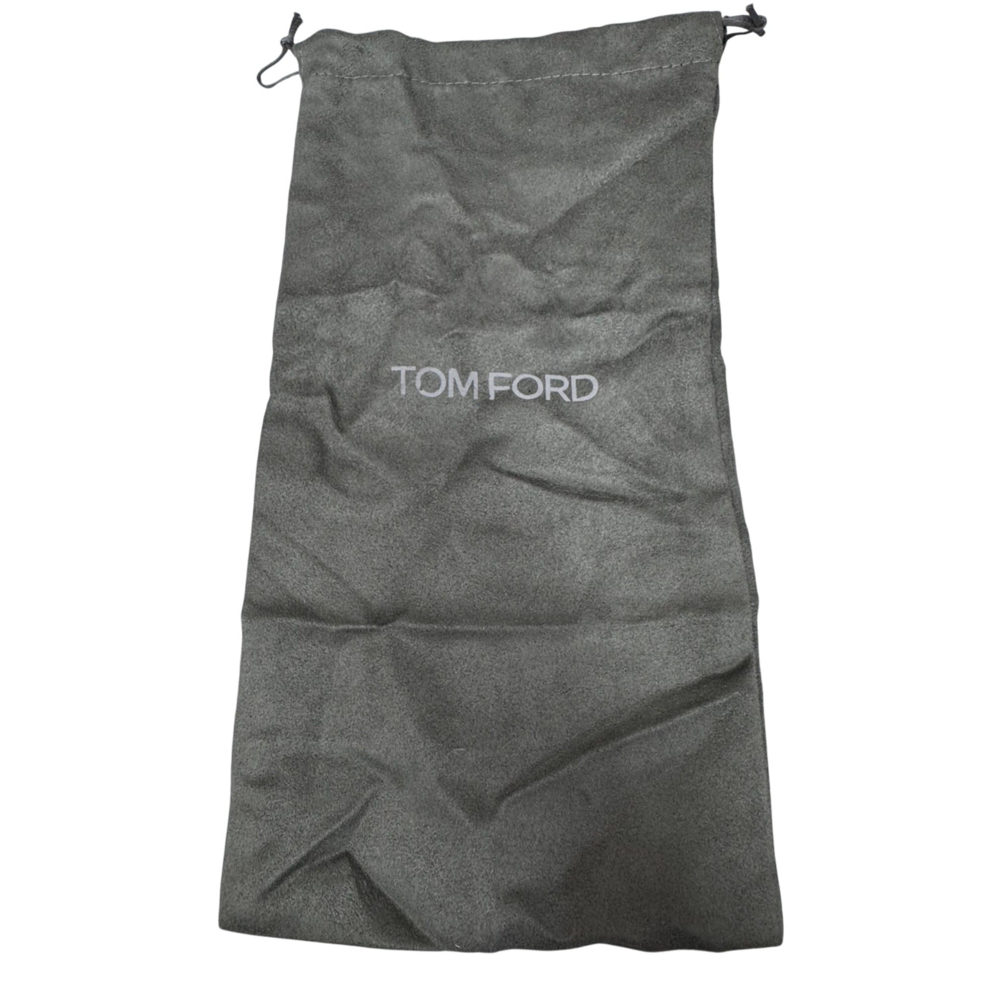 Tom Ford Gray Drawstring Dust Bag 14" X 7" For Accessories Purse Belt Storage