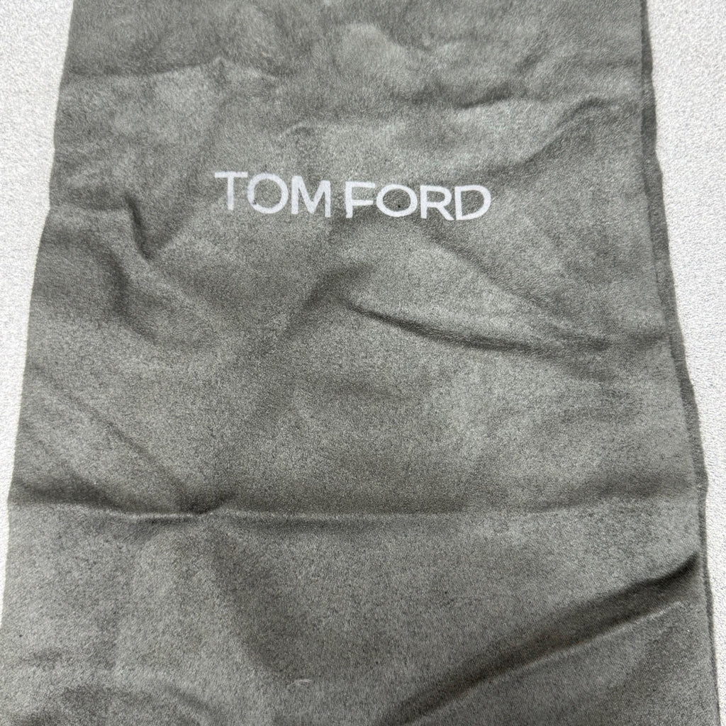 Tom Ford Gray Drawstring Dust Bag 14" X 7" For Accessories Purse Belt Storage