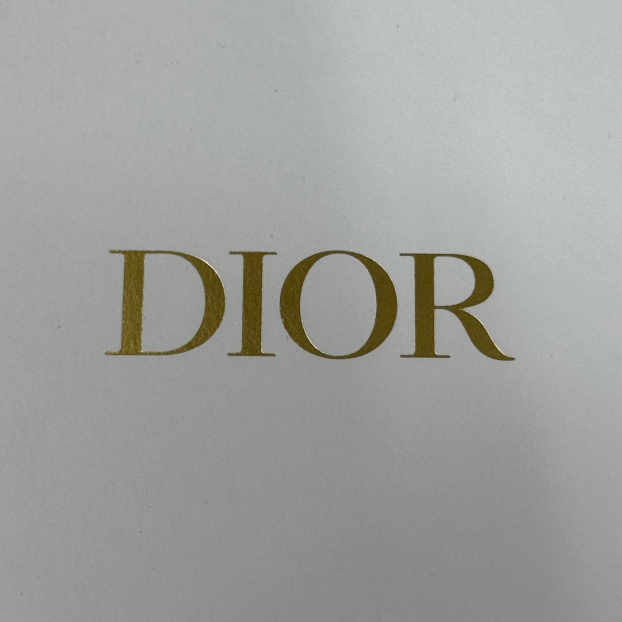 Christian Dior White Envelope With Gold Logo Gift Authentic Replacement Storage