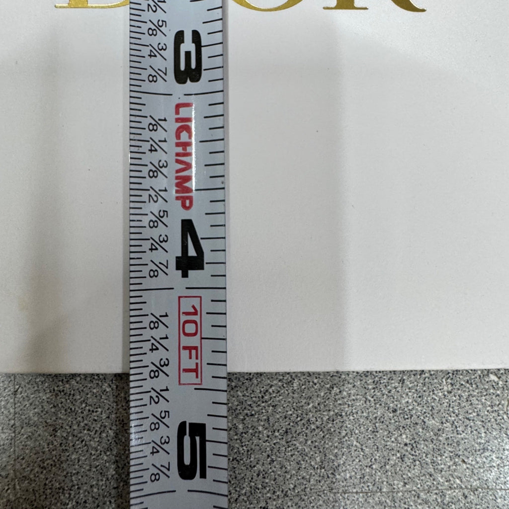 Christian Dior White Envelope With Gold Logo Gift Authentic Replacement Storage