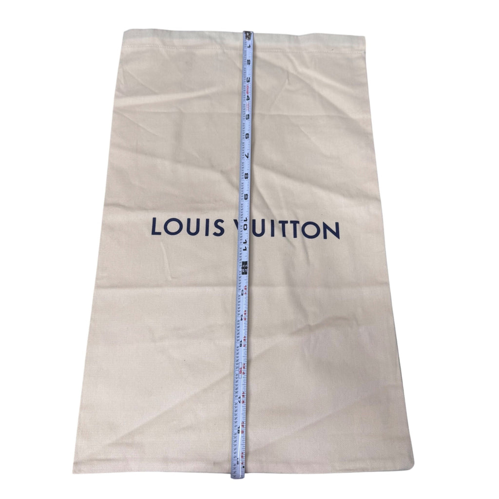 Louis Vuitton Beige Cotton Drawstring Dust Bag 19 x 11.75 Handbags & Accessories
