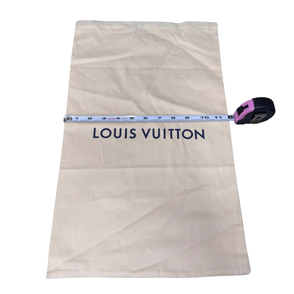 Louis Vuitton Beige Cotton Drawstring Dust Bag 19 x 11.75 Handbags & Accessories