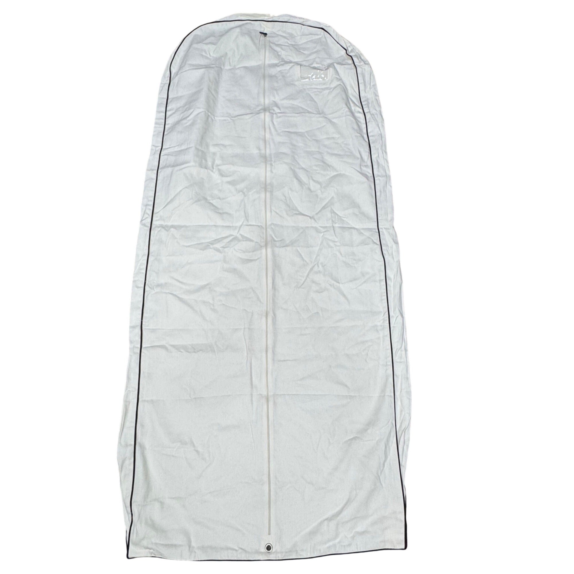 Fendi Cream Garment Bag Travel Storage Logo 63.5x29 Protective Cover Authentic