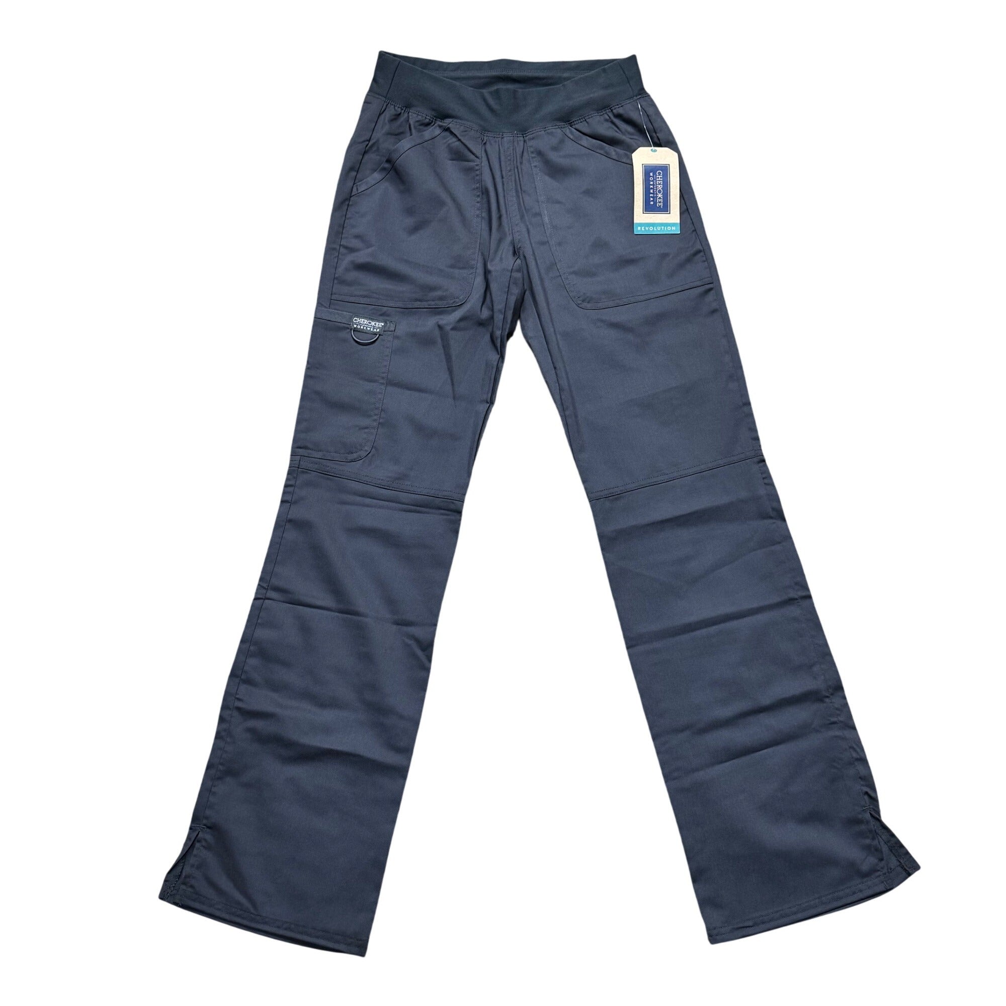 Cherokee Workwear Revolution Scrub Pants XXS  Navy Burgundy Gray NEW Lot of 3