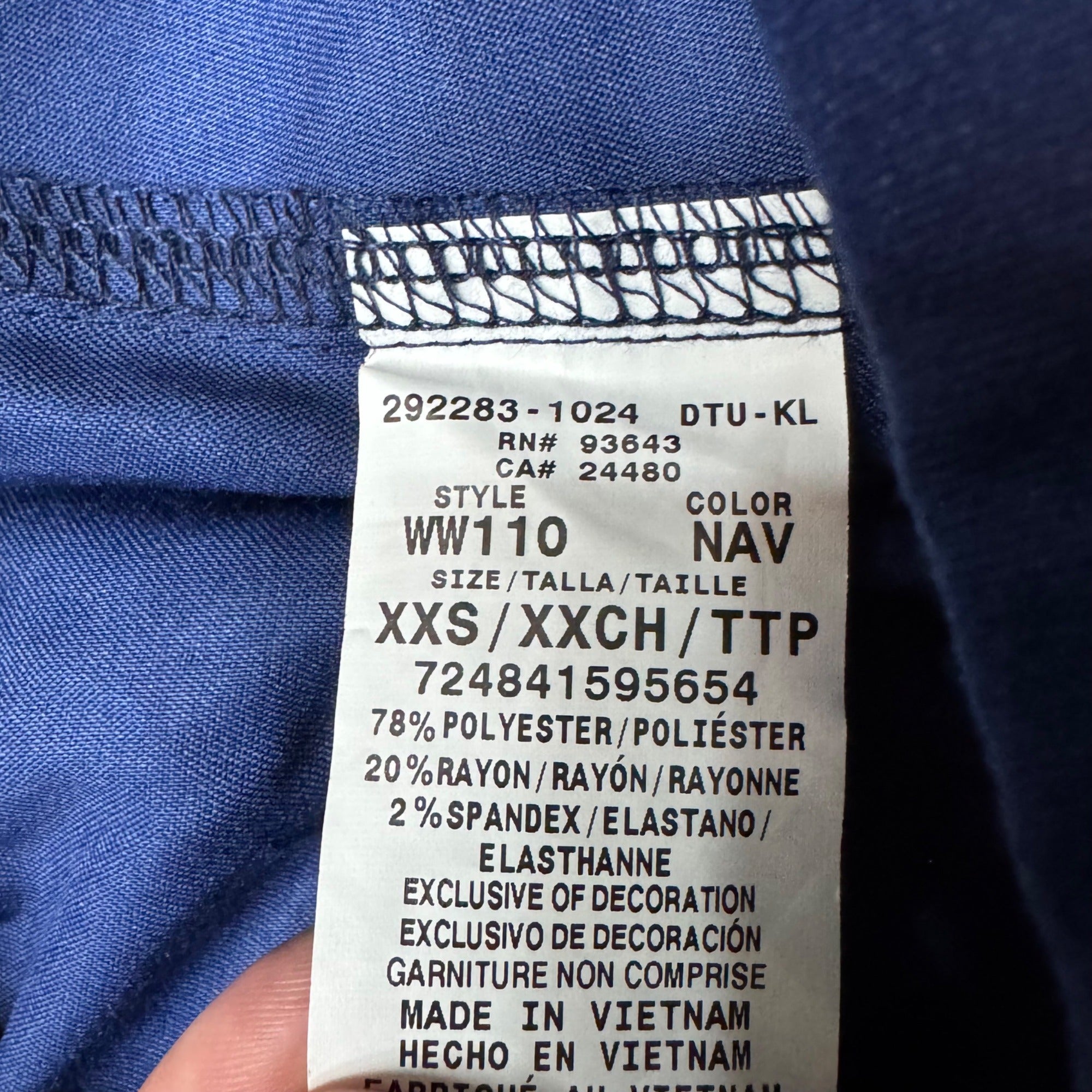 Cherokee Workwear Revolution Scrub Pants XXS  Navy Burgundy Gray NEW Lot of 3