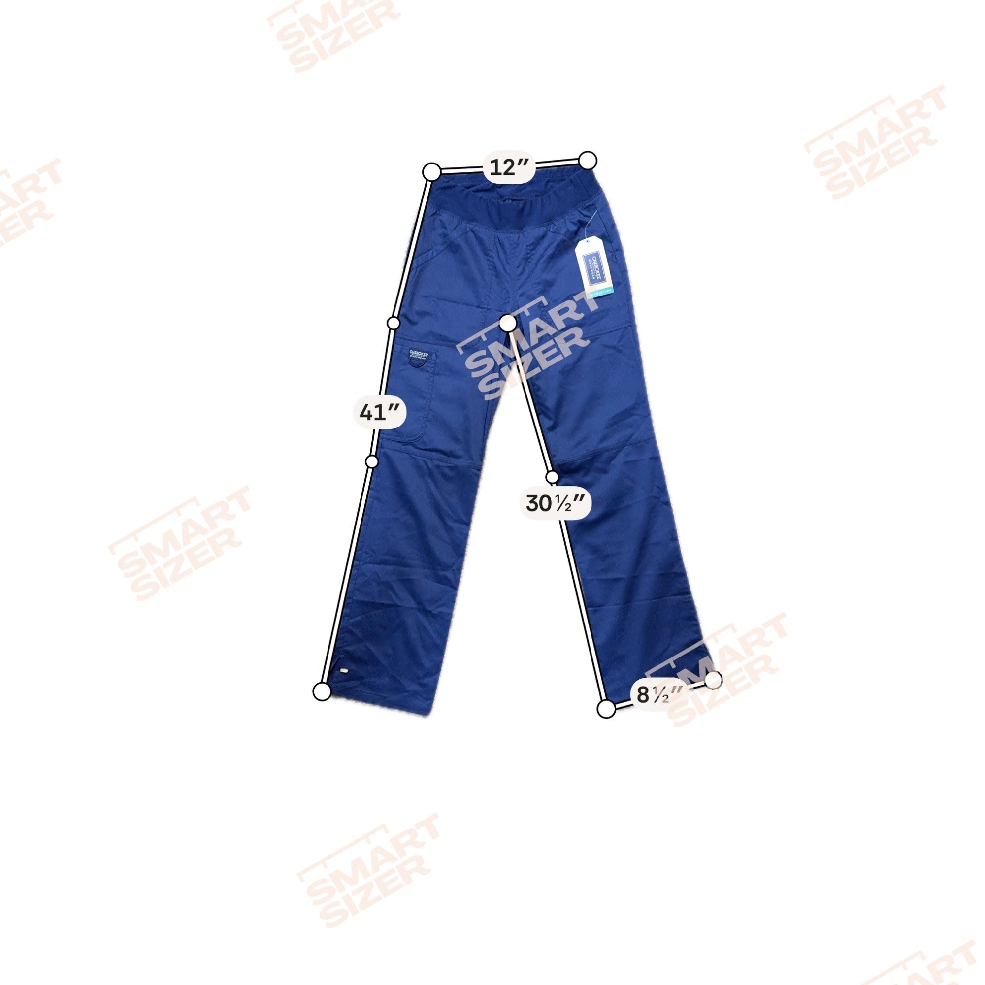 Cherokee Workwear Revolution Scrub Pants XXS  Navy Burgundy Gray NEW Lot of 3
