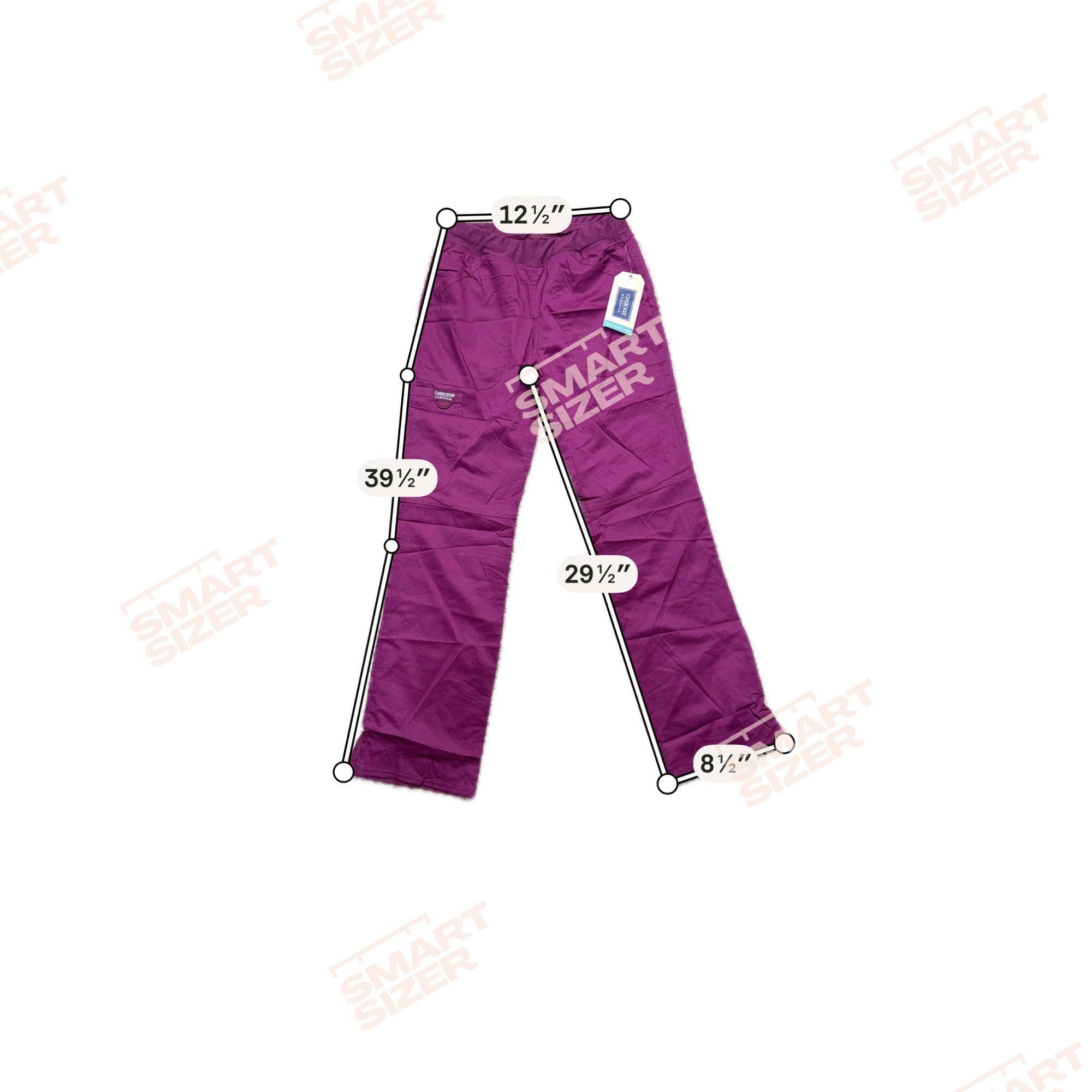 Cherokee Workwear Revolution Scrub Pants XXS  Navy Burgundy Gray NEW Lot of 3