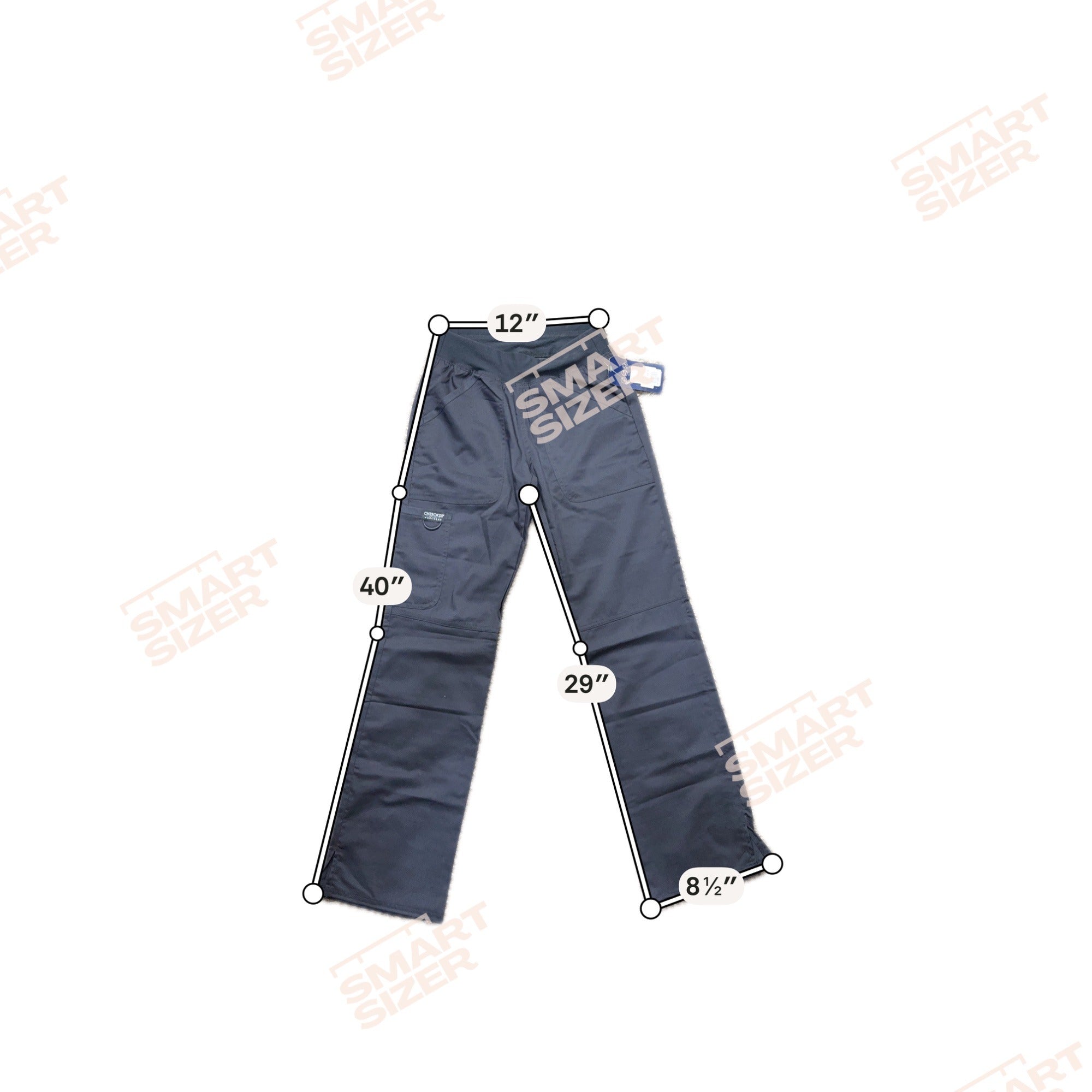 Cherokee Workwear Revolution Scrub Pants XXS  Navy Burgundy Gray NEW Lot of 3