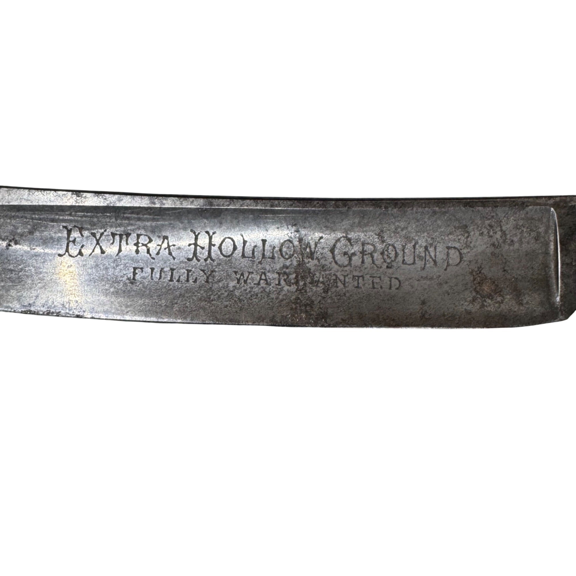H. Boker Solingen Extra Hollow Ground Black Scales Straight Razor Original Box