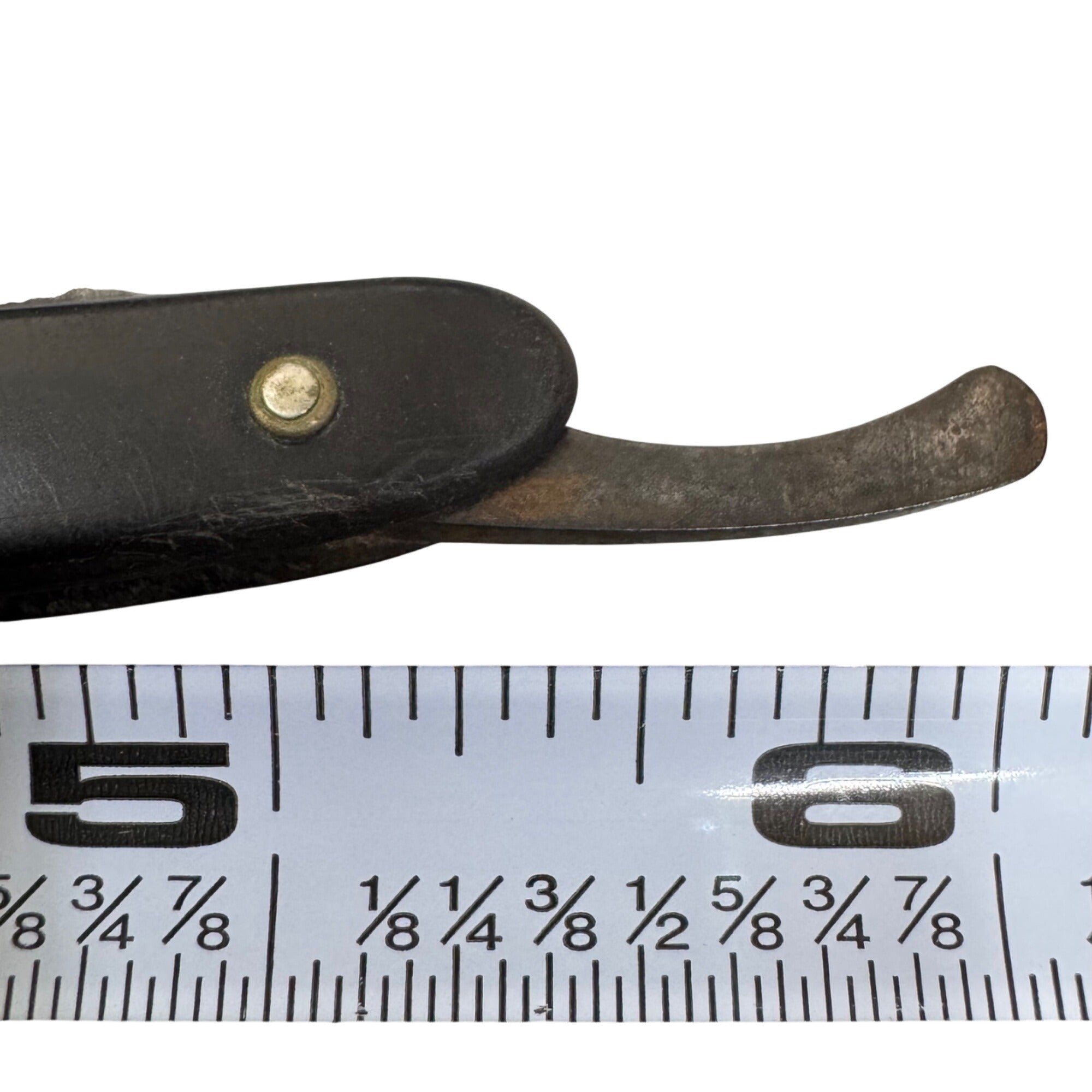 H. Boker Solingen Extra Hollow Ground Black Scales Straight Razor Original Box