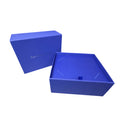 Van Cleef & Arpels Blue Presentation Gift Storage Box 12x7x5.5 Empty Authentic
