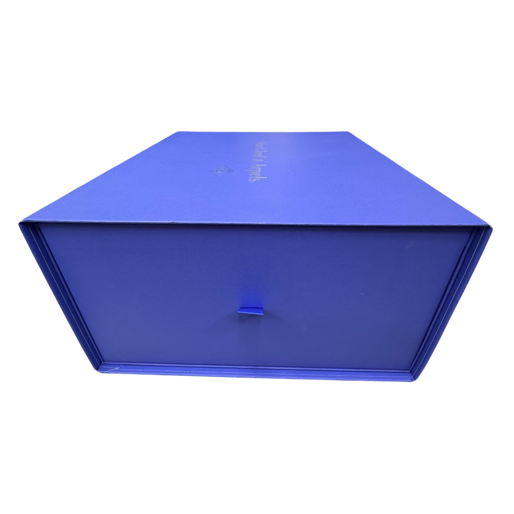 Van Cleef & Arpels Blue Presentation Gift Storage Box 12x7x5.5 Empty Authentic