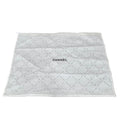 Chanel White Cotton Dust Bag Zipper For Purse Handbag 18” X 13" Storage Gift