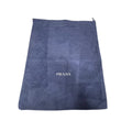 Prada Navy Blue Suede Dust Bag Purse Handbag Drawstring 17"x14 Accessories Shoes